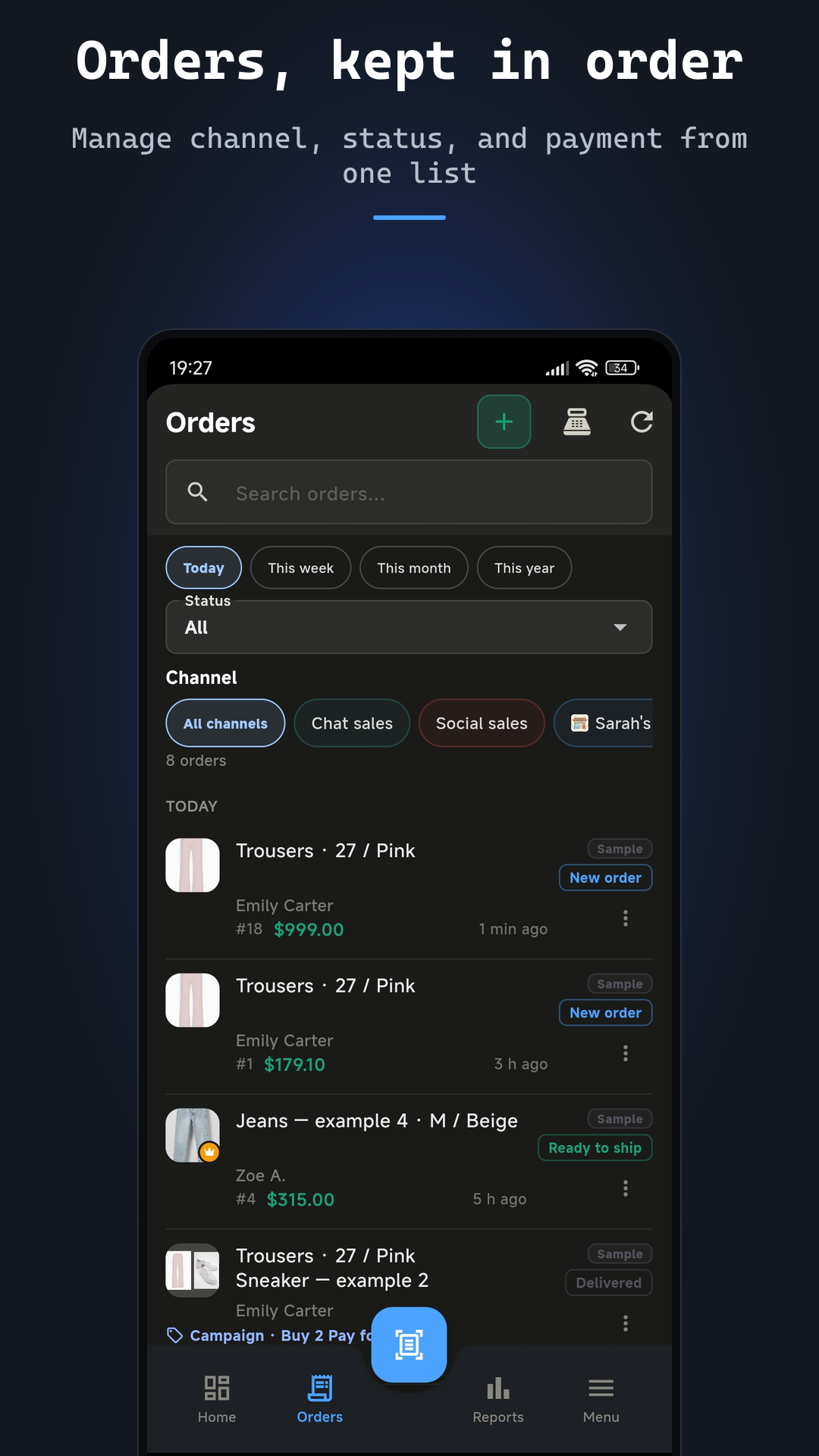 Orders