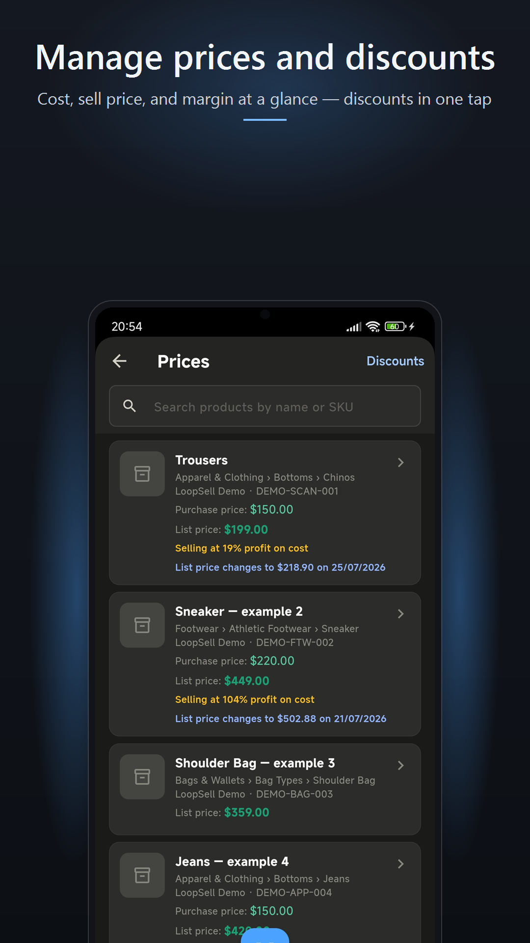 Prices